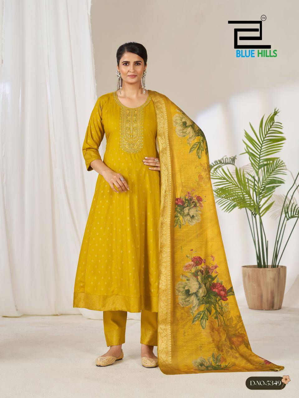 GEMINI By BLUE HILLS 5347 TO 5352 Beautiful Festive Suits Stylish Colorful Fancy Casual Wear & Ethnic Wear Rayon 14kg Dresses At Wholesale Price